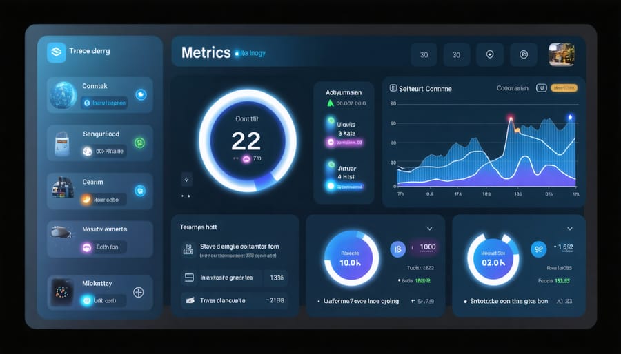 Interactive smart home energy monitoring dashboard showing power usage statistics and customizable settings