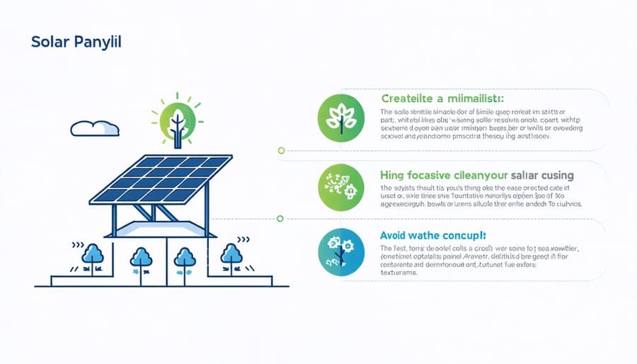 Data visualization chart showing increasing solar panel waste volumes and recycling capacity in Illinois from 2023 to 2030
