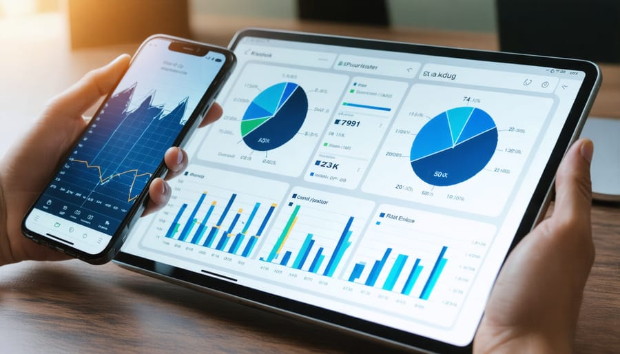 Smart home energy monitoring dashboard displaying real-time power usage, costs, and energy efficiency metrics